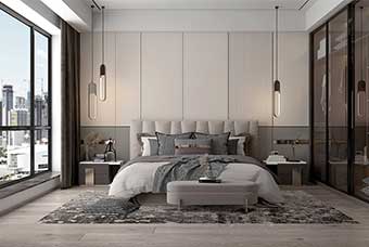黄冈现代风格-卧室