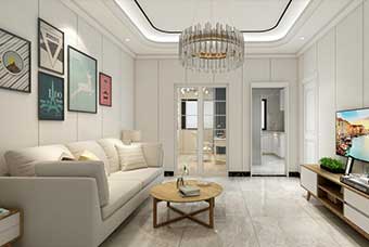 黄冈现代风格-客厅