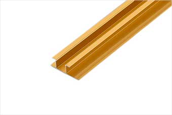 黄冈航空纤维墙咔铝合金带灯中条（钛金氧化）