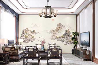 黄冈森佰汇航空纤维墙咔（巴山蜀水）