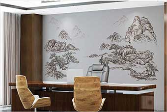 黄冈森佰汇航空纤维墙咔（山水之间）