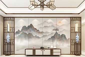 黄冈森佰汇航空纤维（山水画系列）