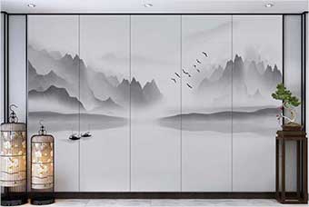 黄冈森佰汇航空纤维（山水画系列）