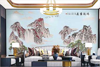 黄冈森佰汇航空纤维墙咔（鸿运当头）